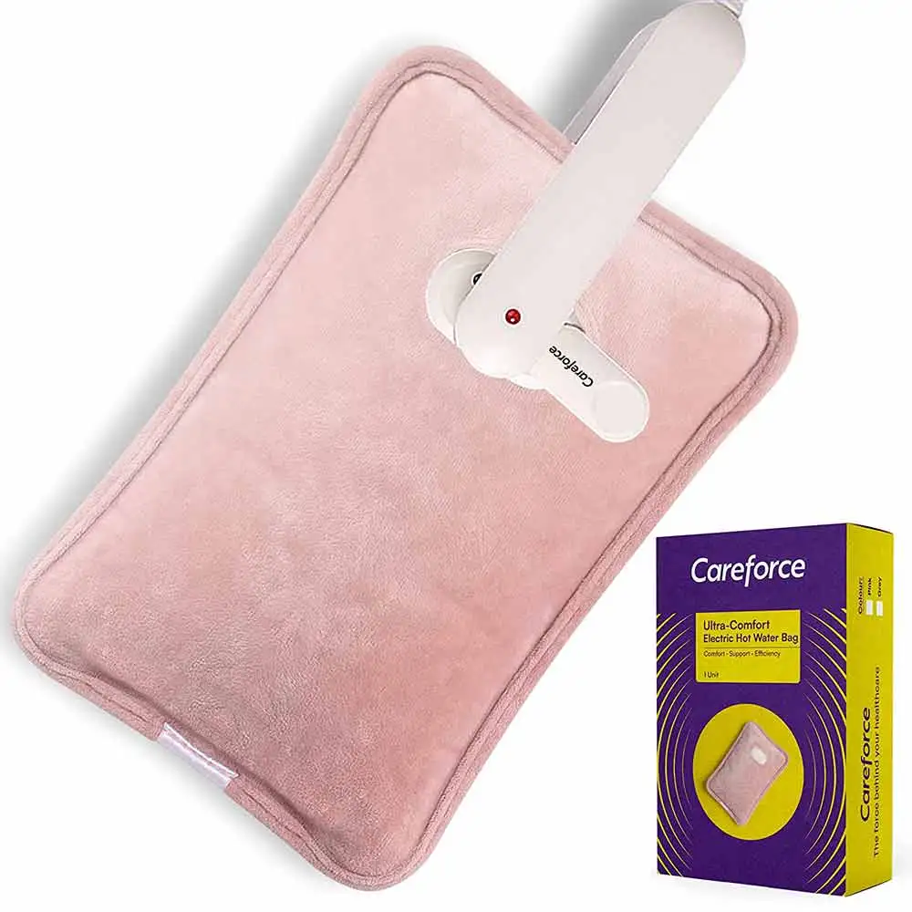 Careforce Ultra-Comfort Electric Hot Water Bag Pink,  1 Piece(s)/Pack