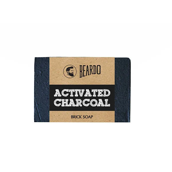 Beardo Activated Charcoal Brick Soap