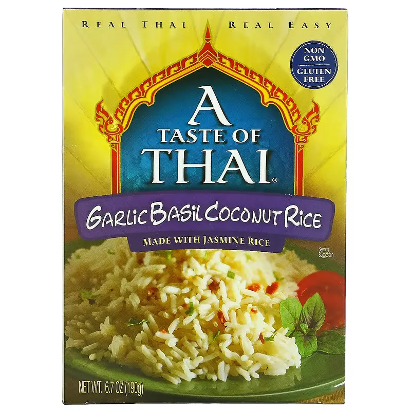 Garlic Basil Coconut Rice, 6.7 oz (190 g)