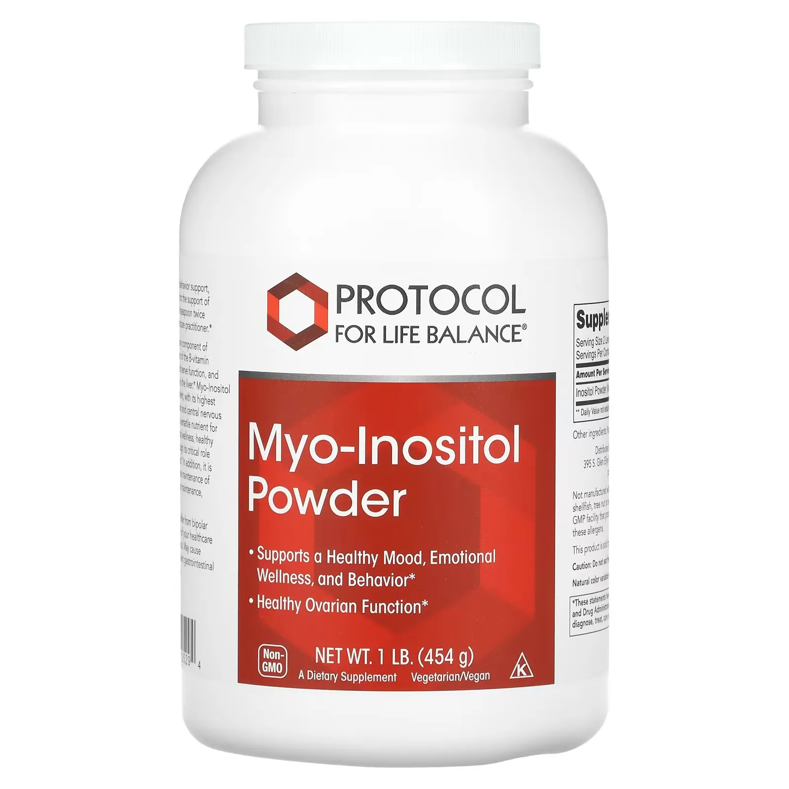 Myo-Inositol Powder, 1 lb (454 g)