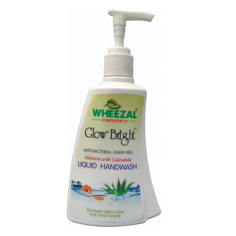 Wheezal Aloevera with Calendula Liquid Hand Wash,  300 ml  Anti Bacterial - Germ Free