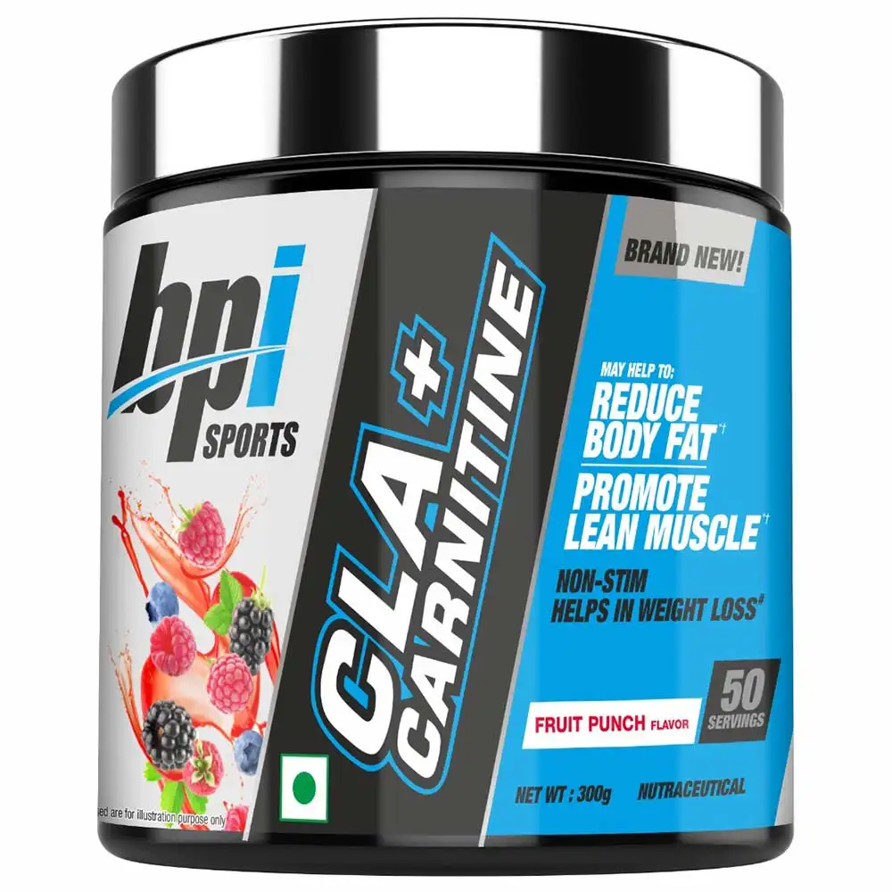 BPI Sports CLA + Carnitine Fruit Punch Flavour,  0.66 lb