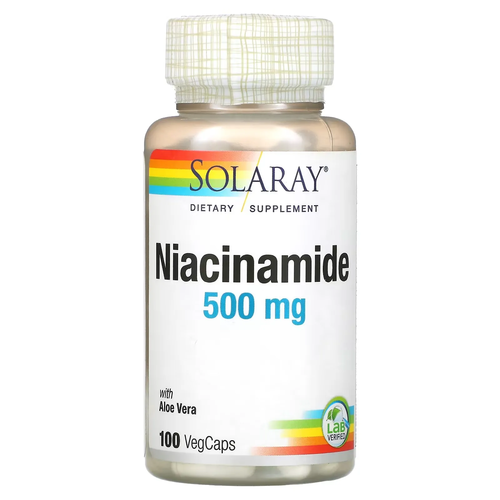 Niacinamide, 500 mg, 100 VegCaps