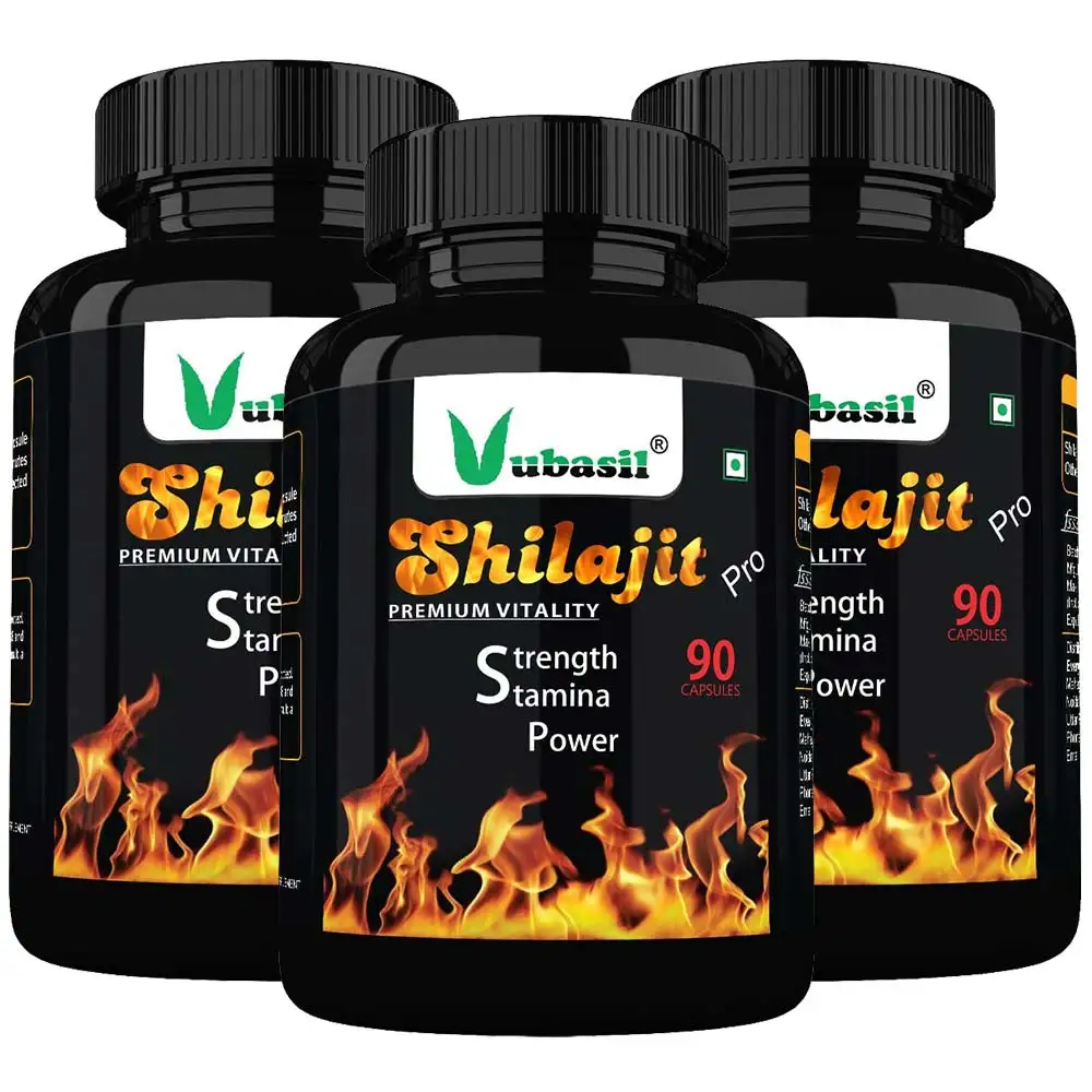 Vubasil Shilajit Pro - 800 mg,  270 capsules