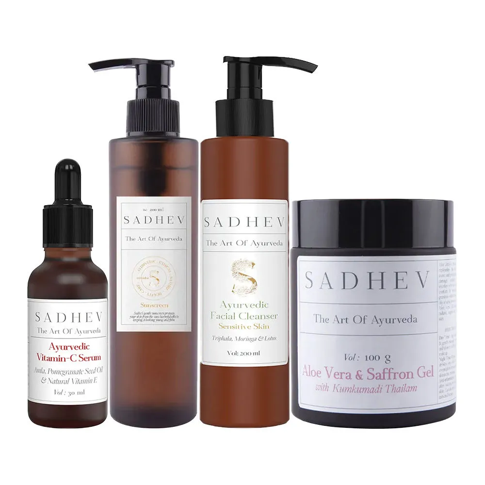 SADHEV Ayurvedic Skincare Routine Kit