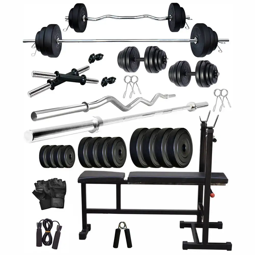 Fitmax PVC 68KG COMBO 5 WB SL Home Gym Kit