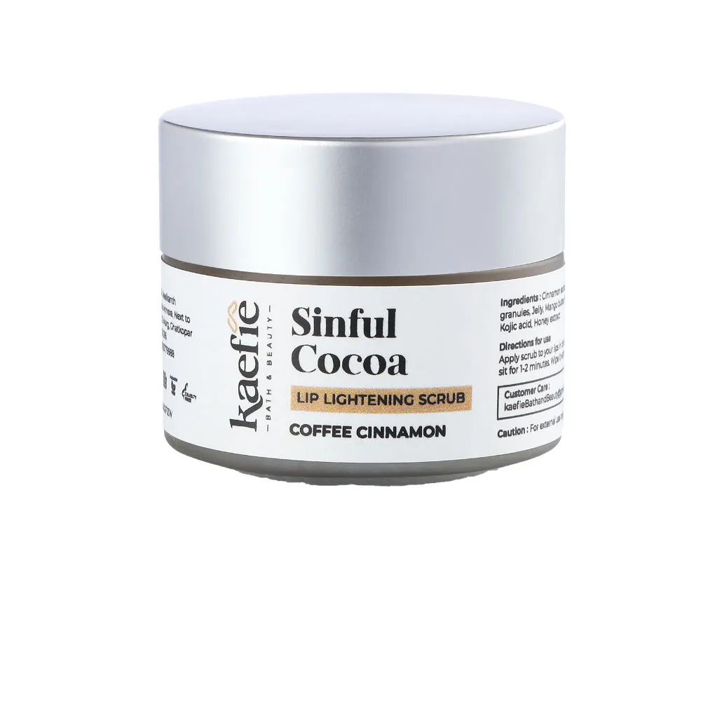 Kaefie Lip Sinful Cocoa Lip Lightening Scrub