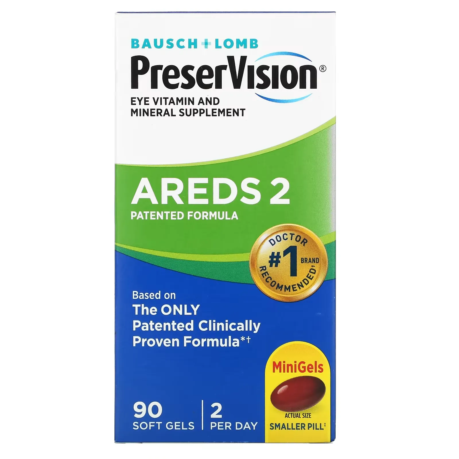 AREDS 2 Formula, 90 Soft Gels