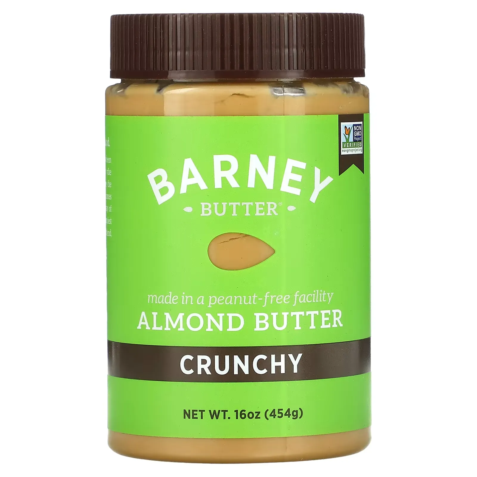 Almond Butter, Crunchy, 16 oz (454 g)