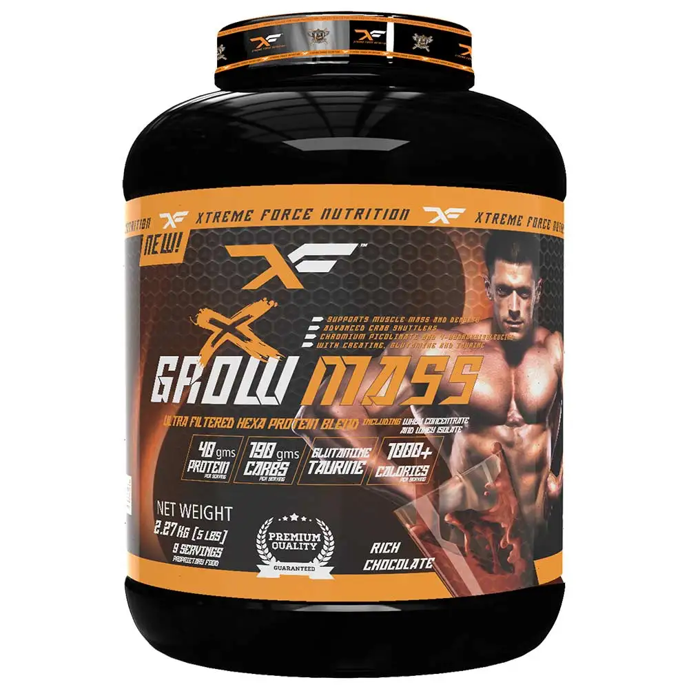 Xtreme Force Nutrition Grow X Mass,  5 lb  Rich Chocolate