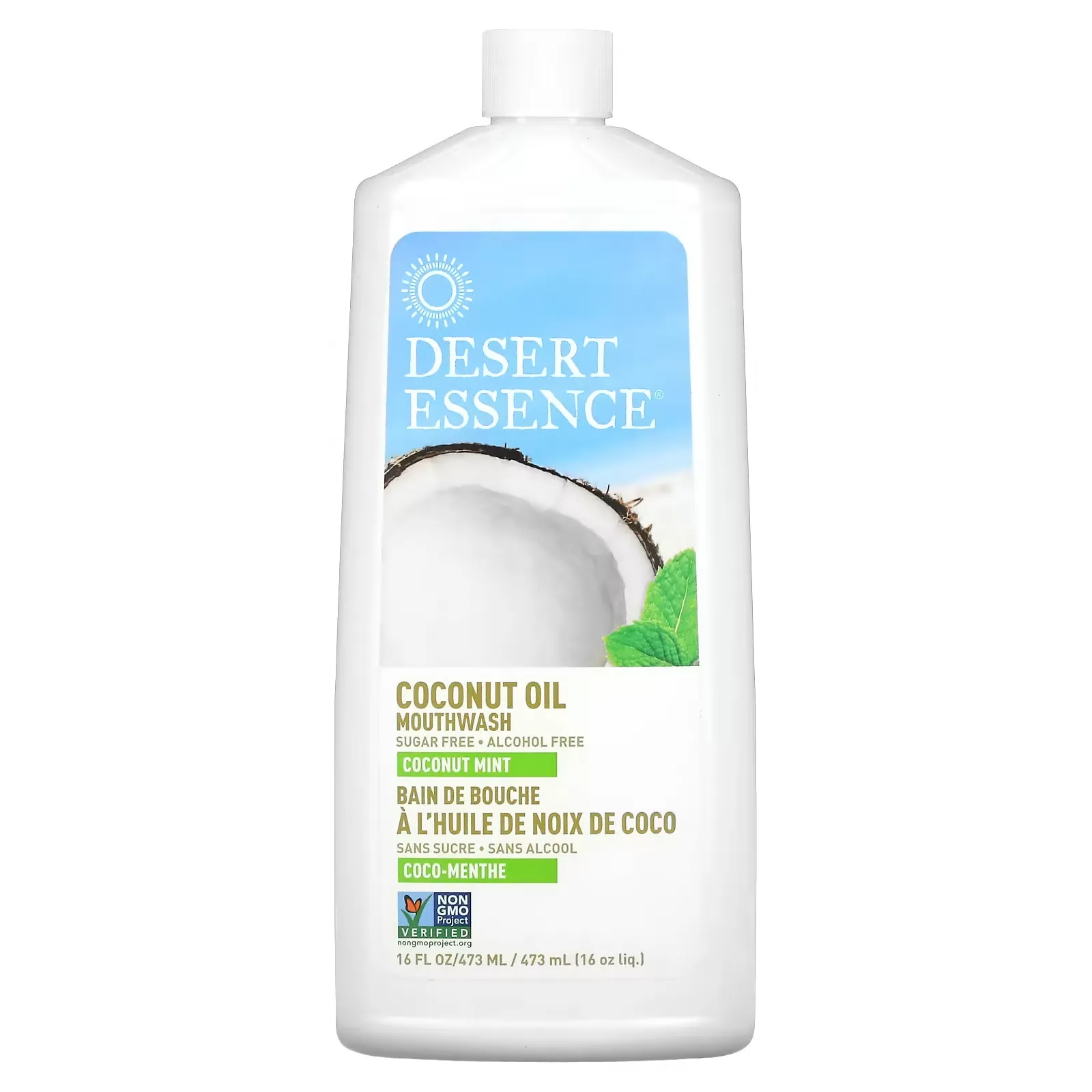 Coconut Oil Mouthwash, Coconut Mint, 16 fl oz (473 ml)