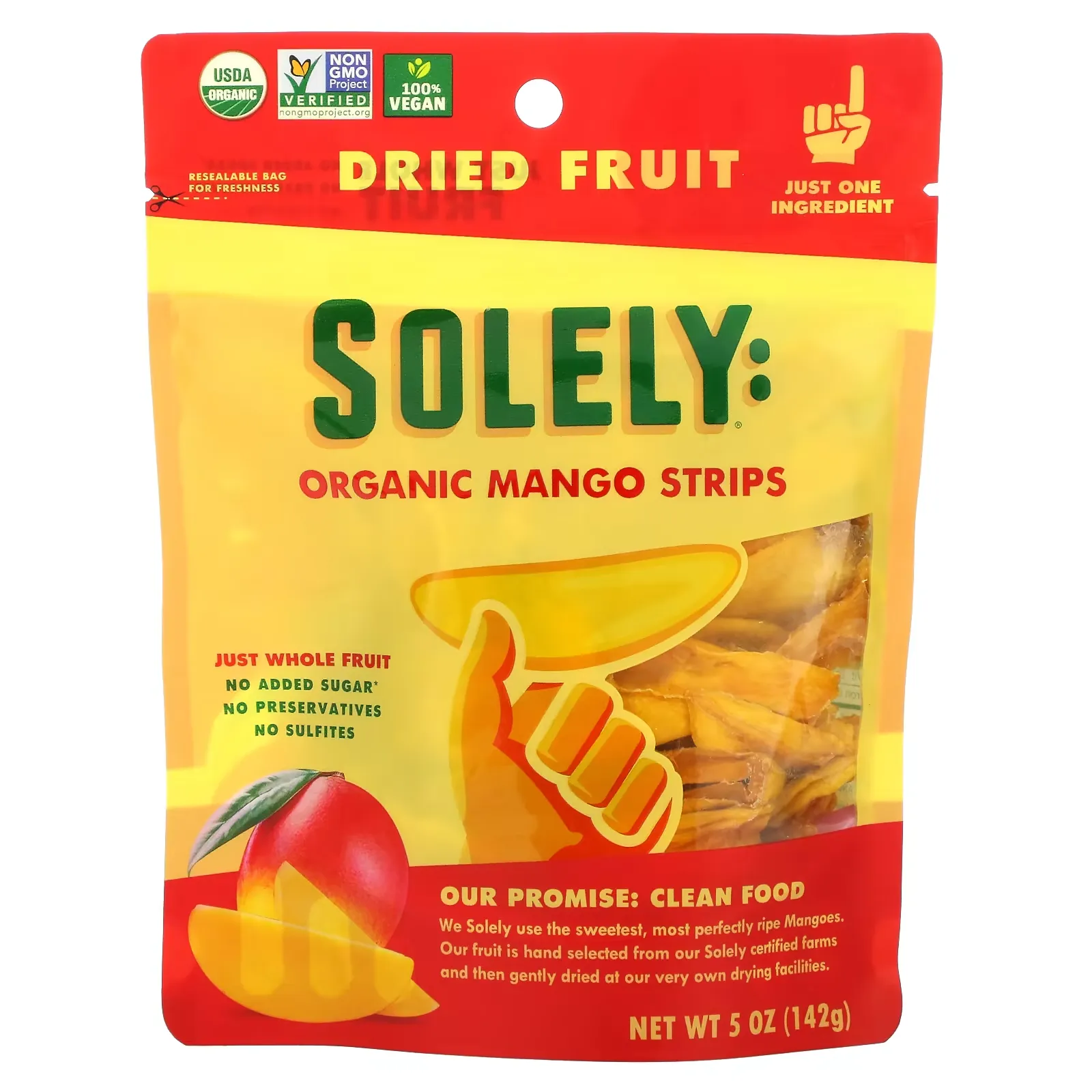 Organic Mango Strips, 5 oz (142 g)