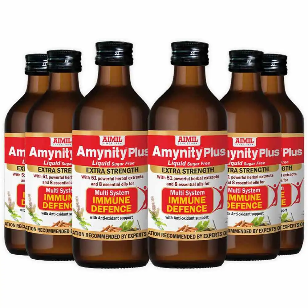 Aimil Amynity Plus Syrup (Pack of 6),  200 ml