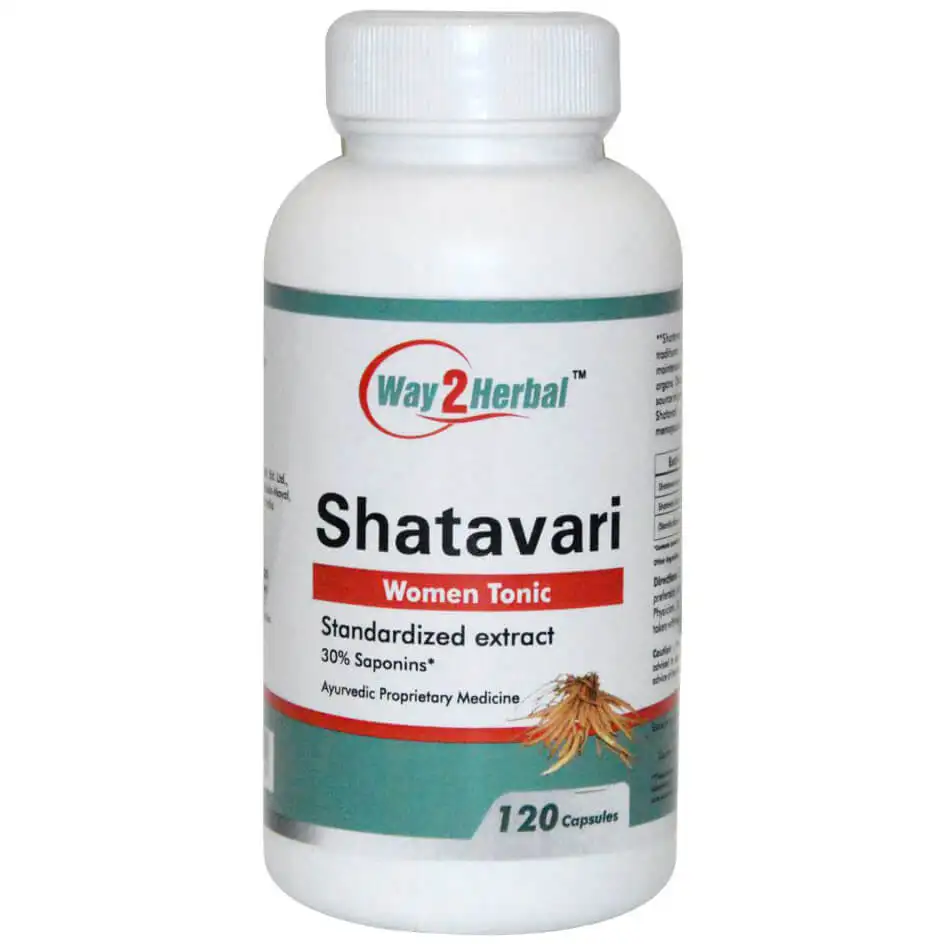 Way2Herbal Shatavari,  120 capsules