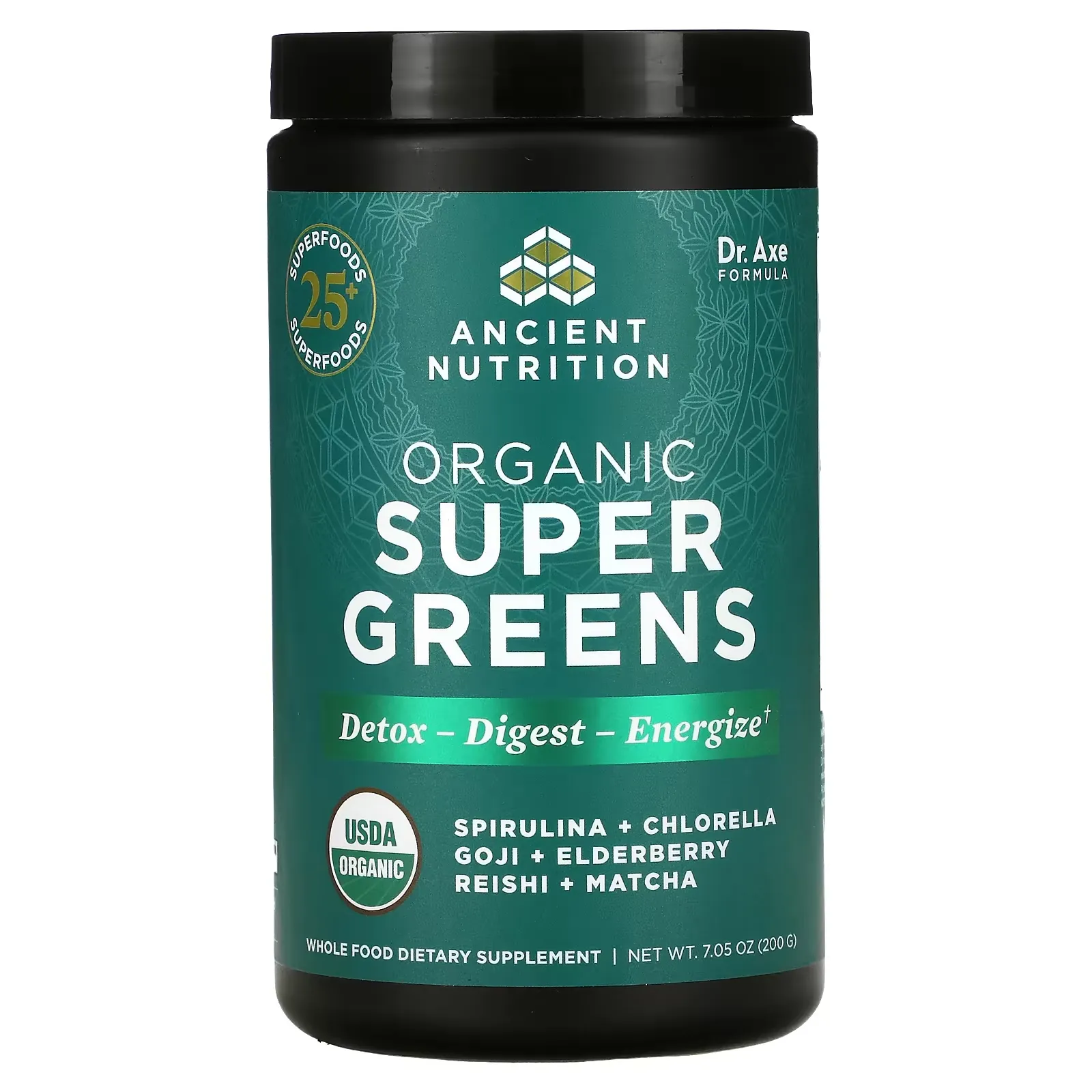 Organic Super Greens,  7.05 oz (200 g)