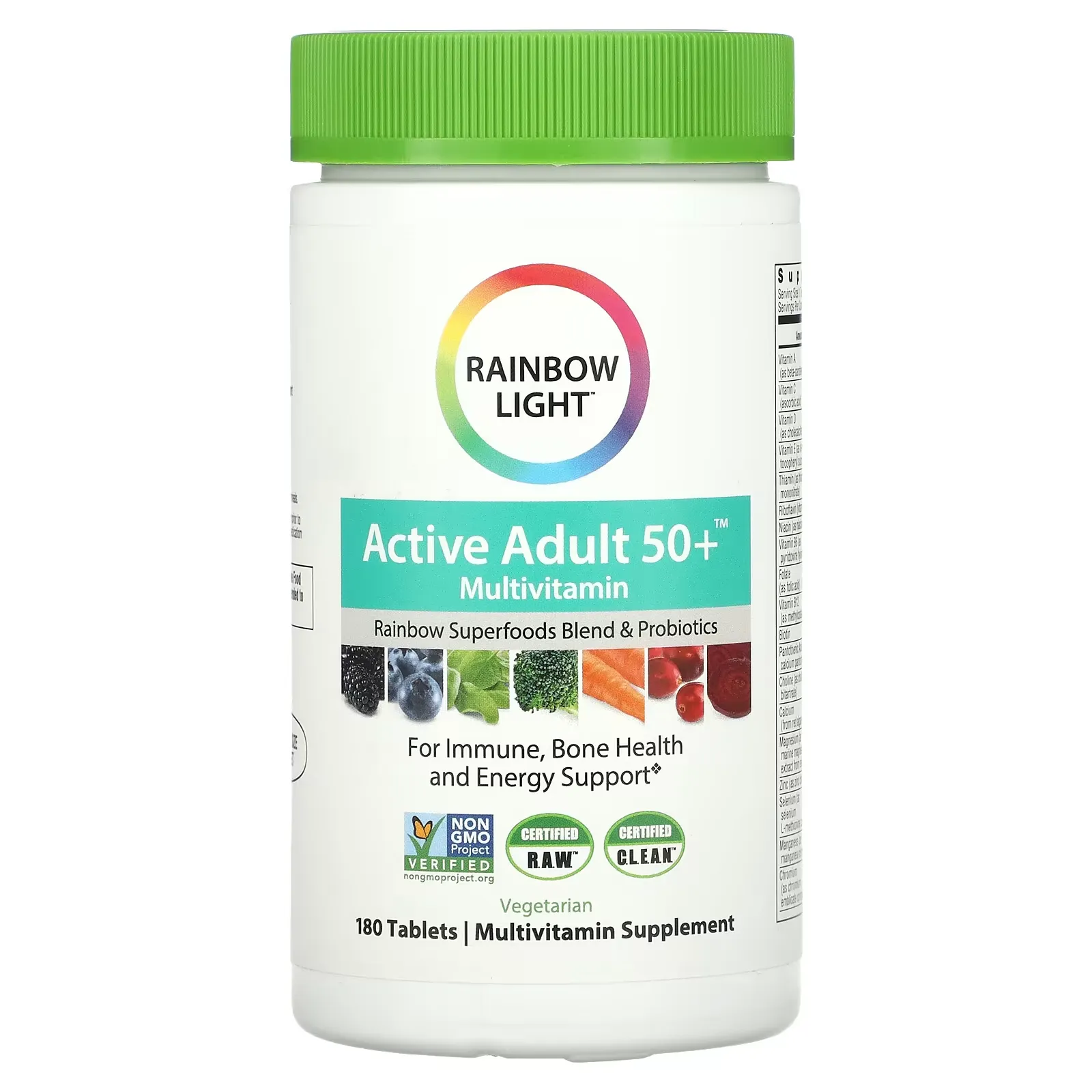 Active Adult 50+ Multivitamin, 180 Tablets