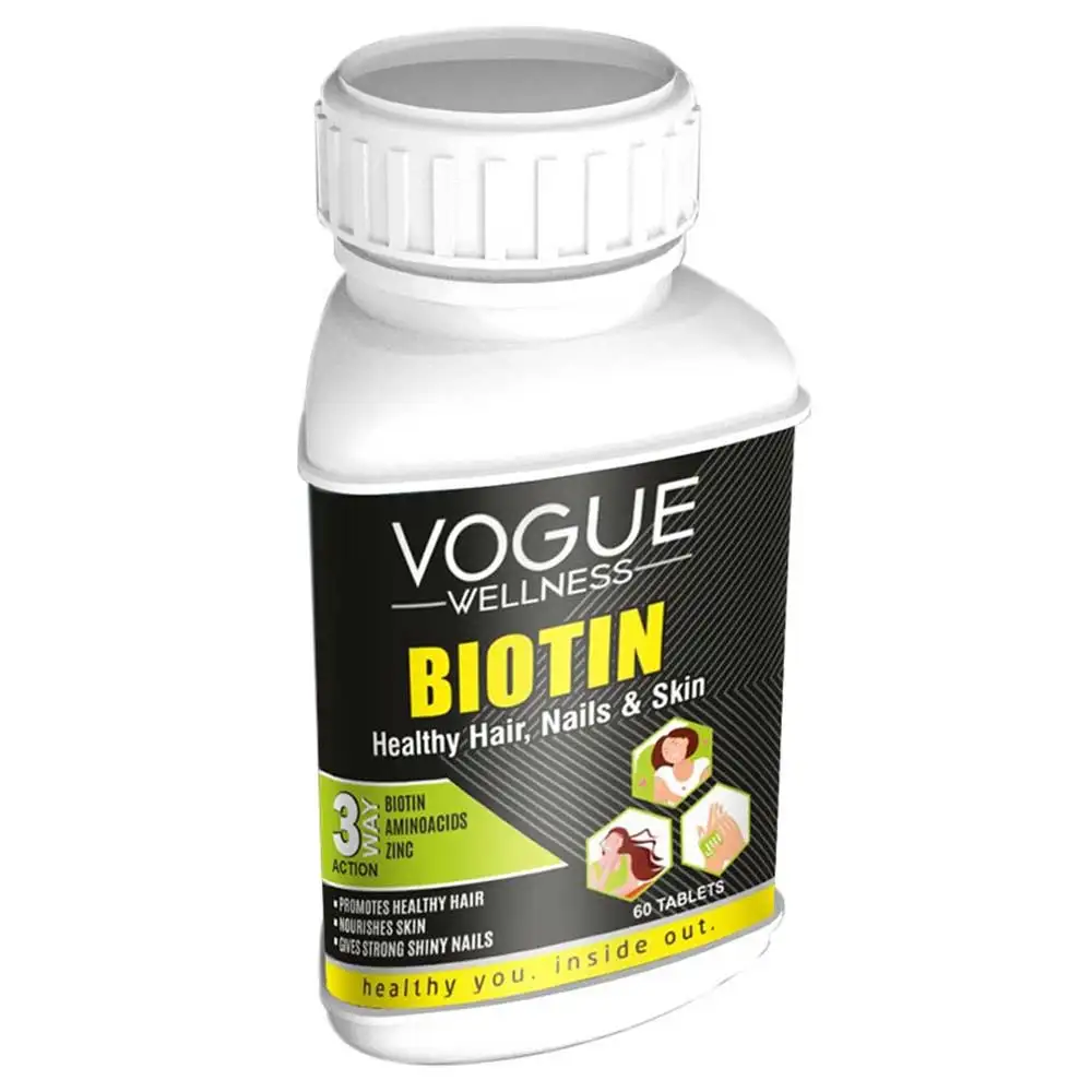 Vogue Wellness Biotin,  60 tablet(s)  Unflavoured