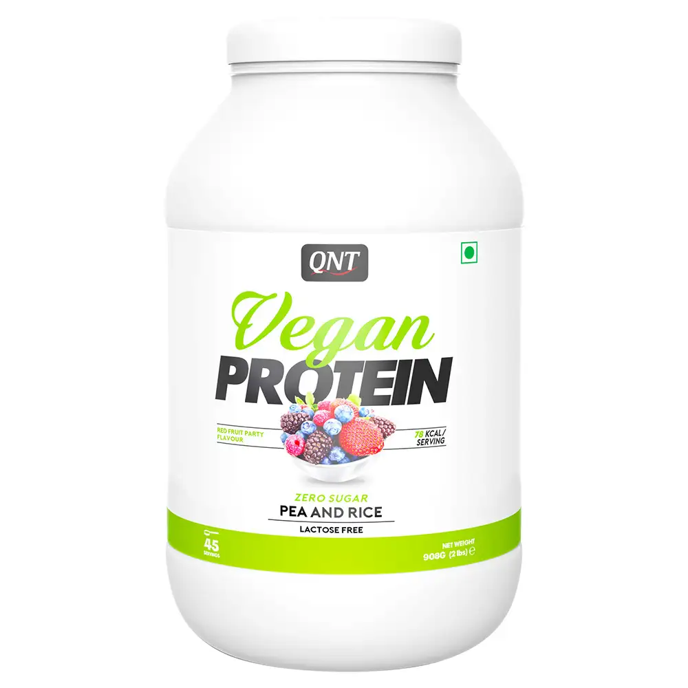 QNT Vegan Protein,  Red Fruit  2 lb