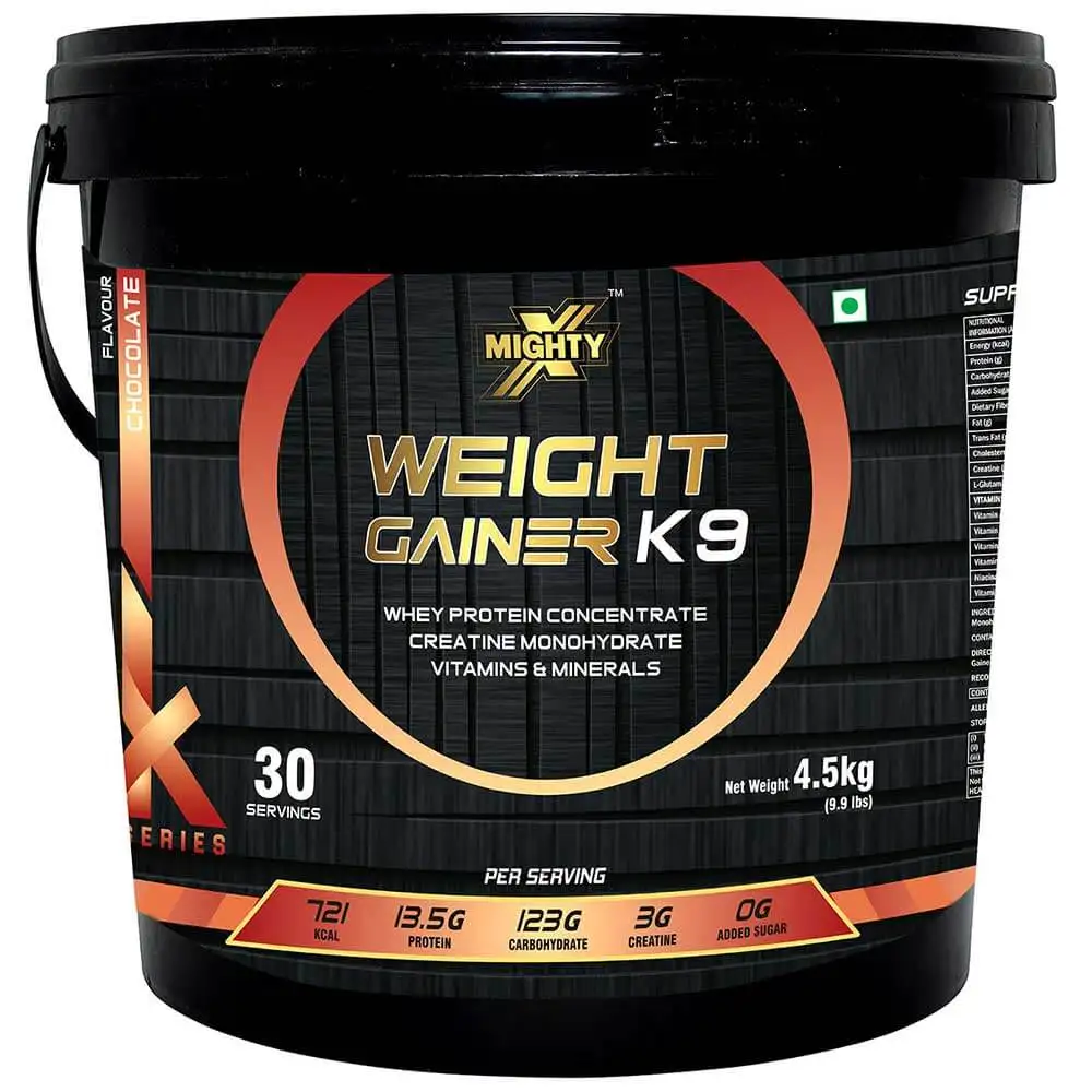 MightyX Weight Gainer K9,  9.9 lb  Chocolate