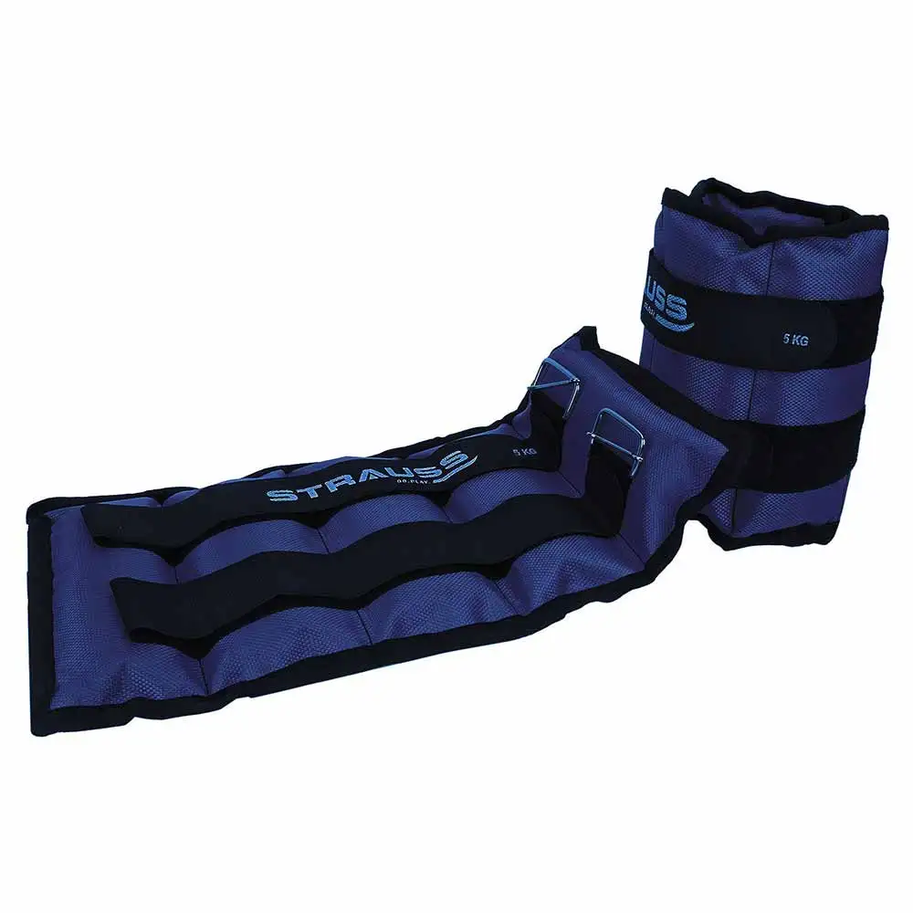 Strauss Ankle Weight (Pair),  Blue  5 kg