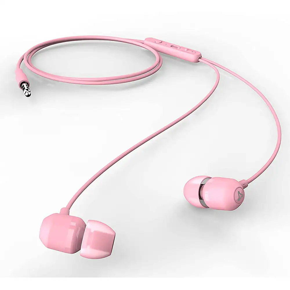 Syska HE910 Wired Earphones,  Pink