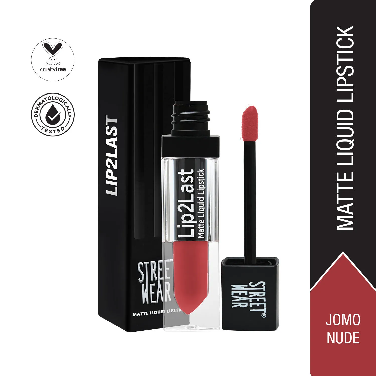 Street Wear Lip2last Matte Liquid Lipstick - Jomo Nude