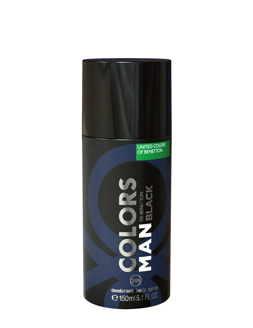 United Colors of Benetton Colors Man Black Deodorant Spray