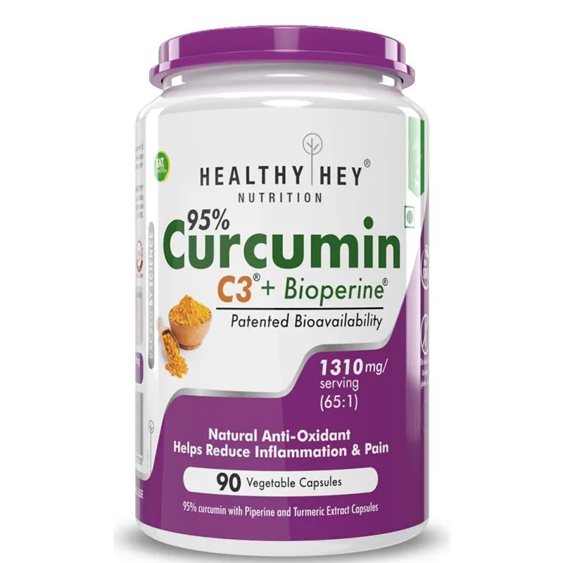 HealthyHey Nutrition Curcumin With Piperine