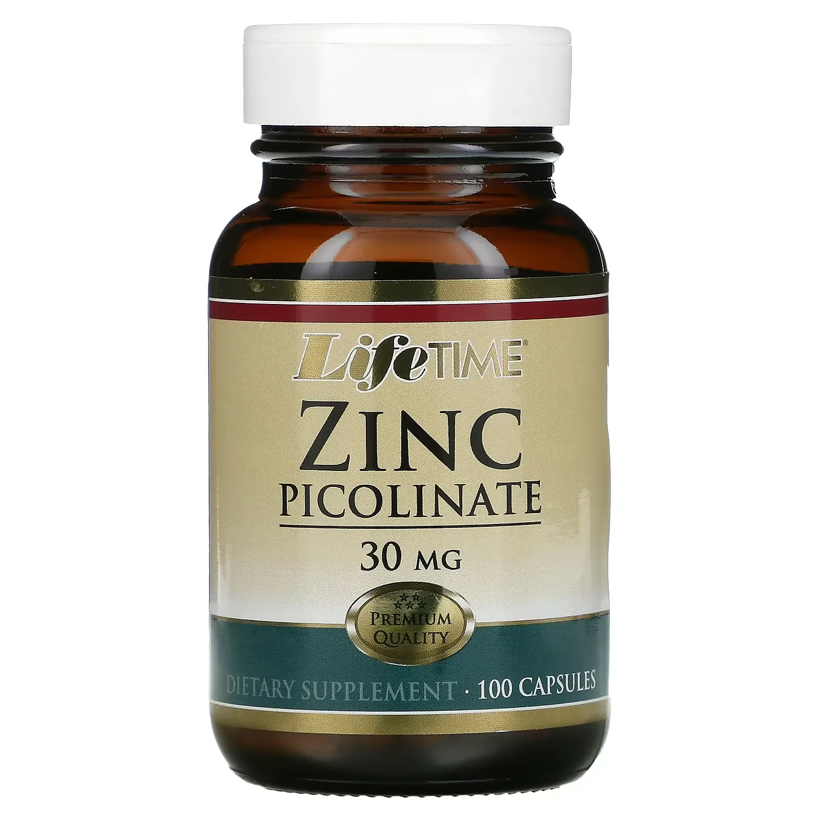 Zinc Picolinate, 30 mg, 100 Capsules