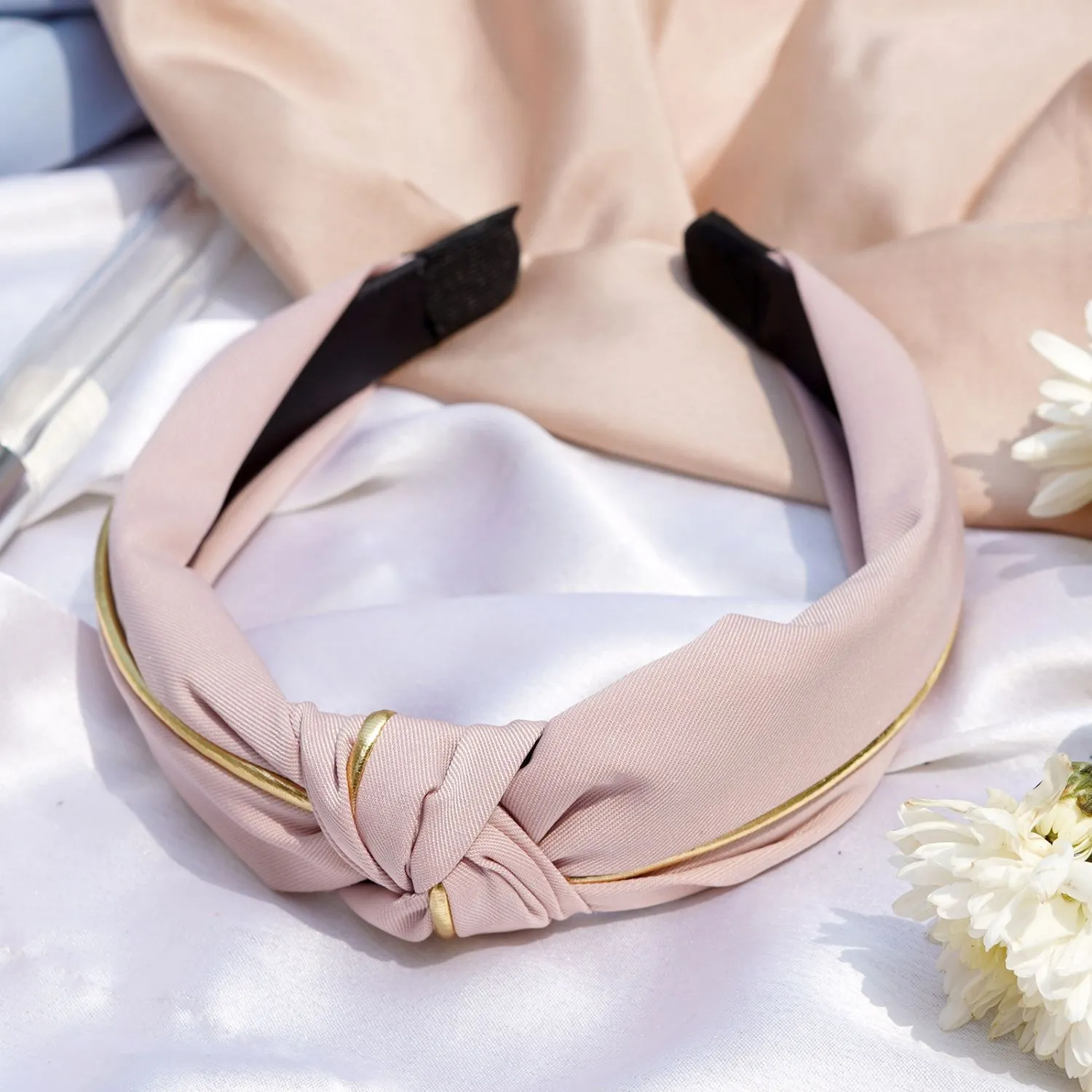 Joker & Witch Pink Blush Knot Headband For Women