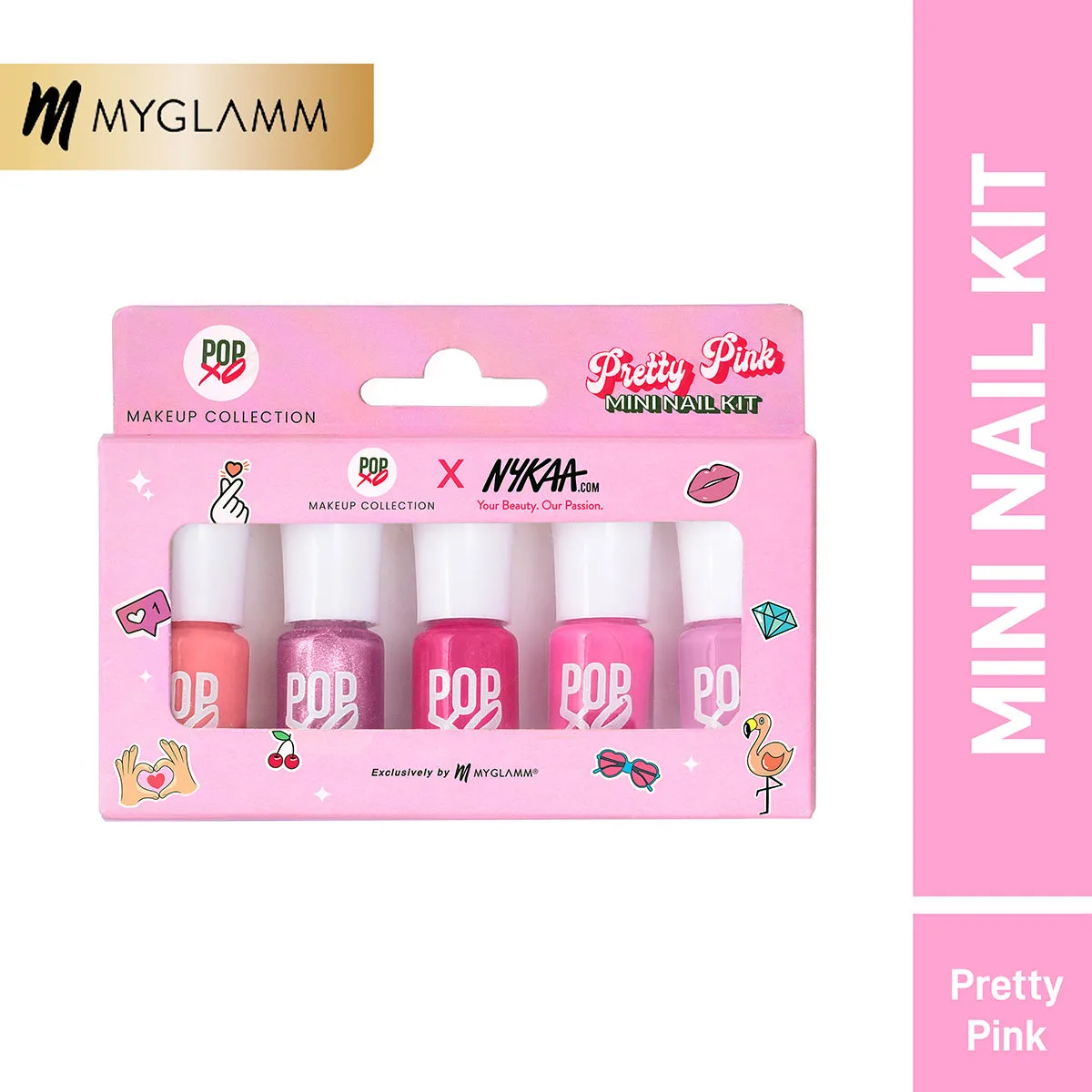 MyGlamm POPxo  Pretty Pink Mini Nail Kit