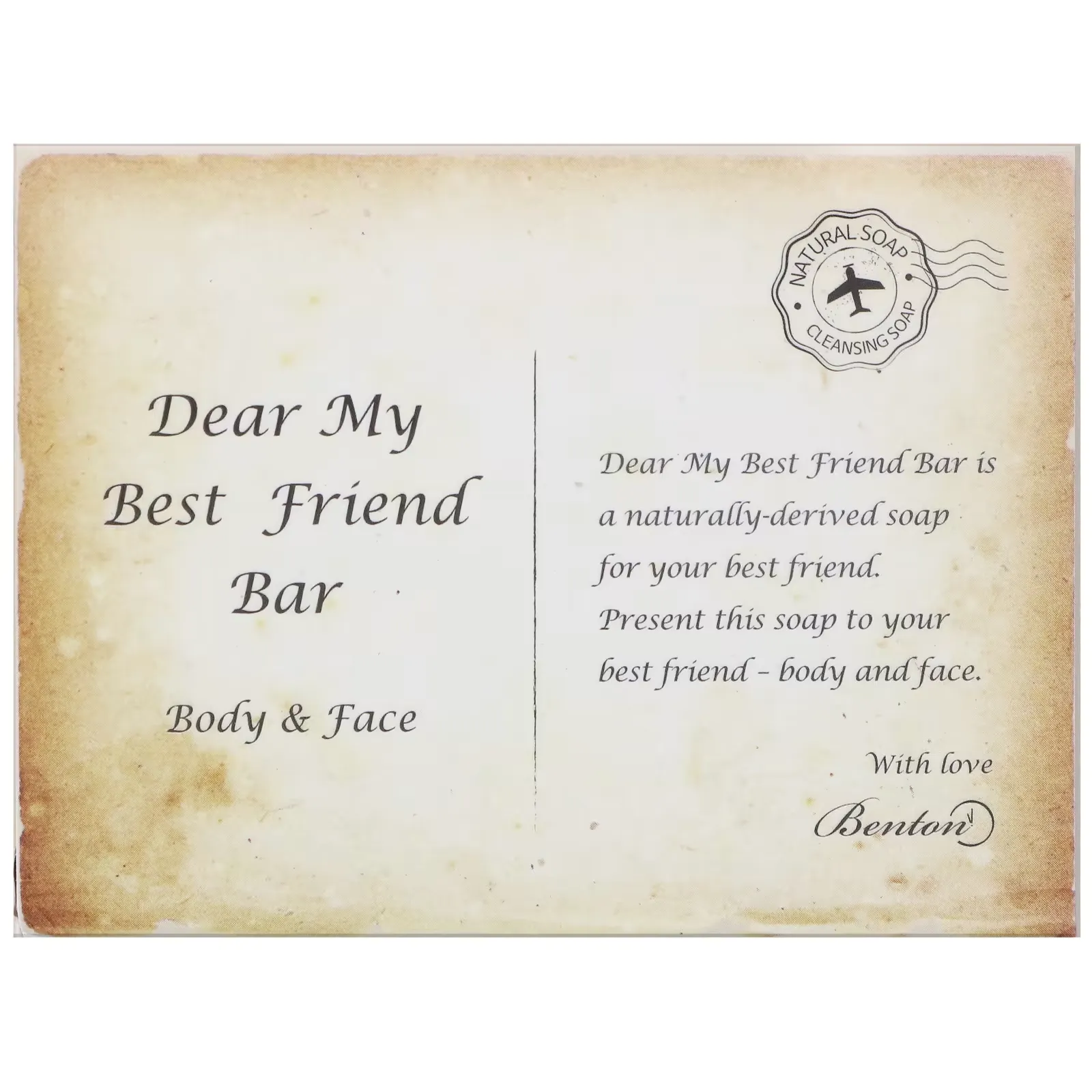 Dear My Best Friend Bar, Body & Face, 85 g