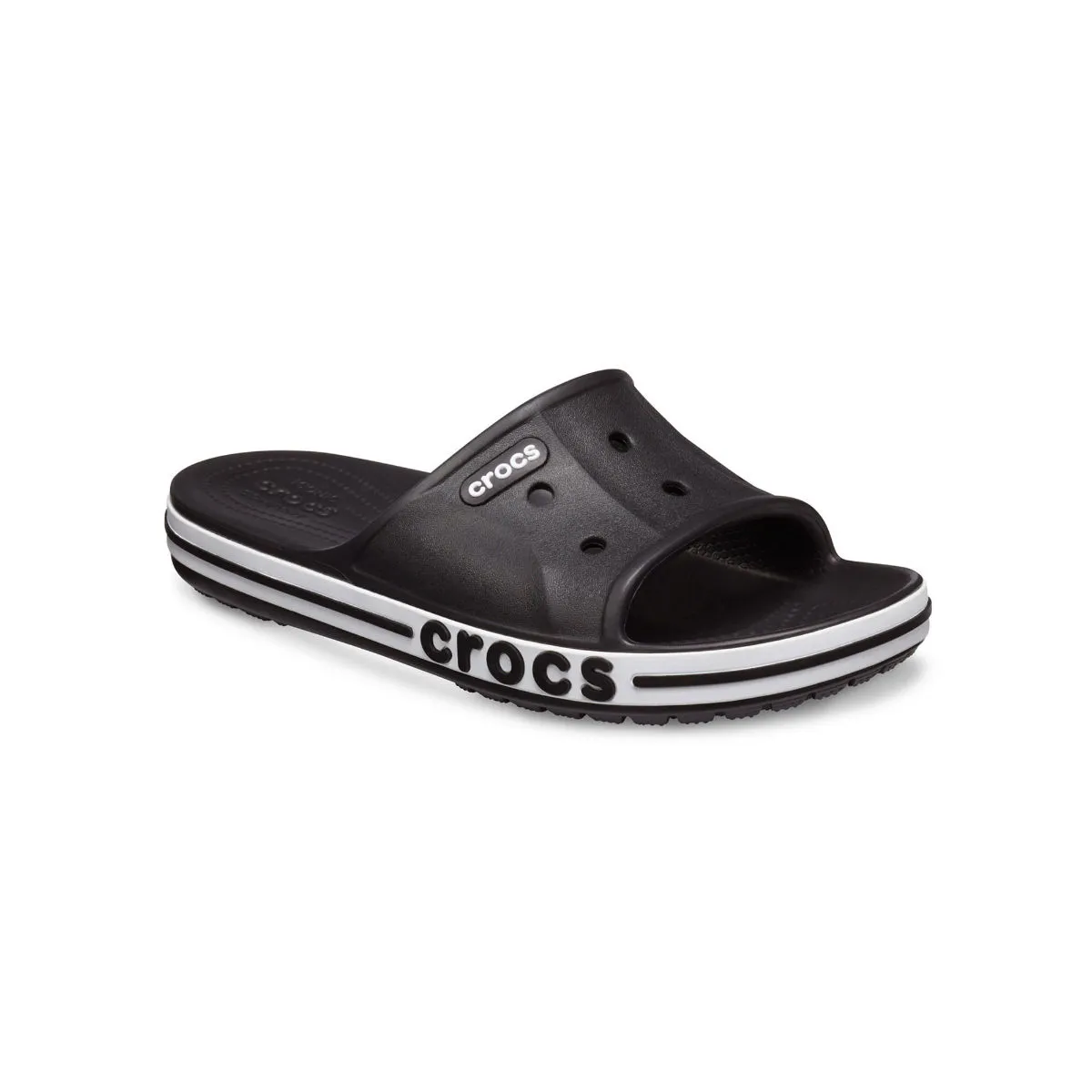 Crocs Black Bayaband Unisex Flipflops