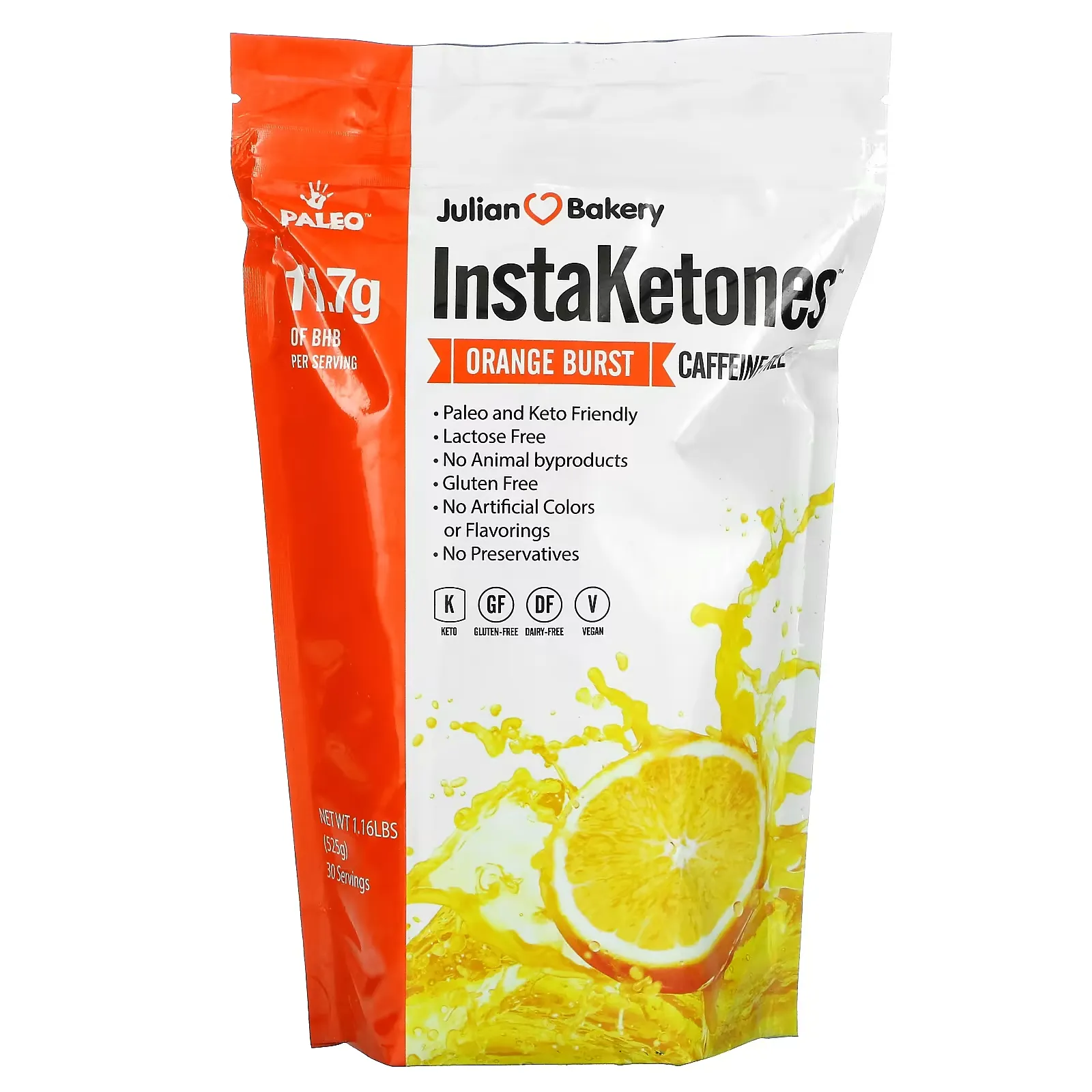 InstaKetones, Orange Burst, 1.16 lbs (525 g)