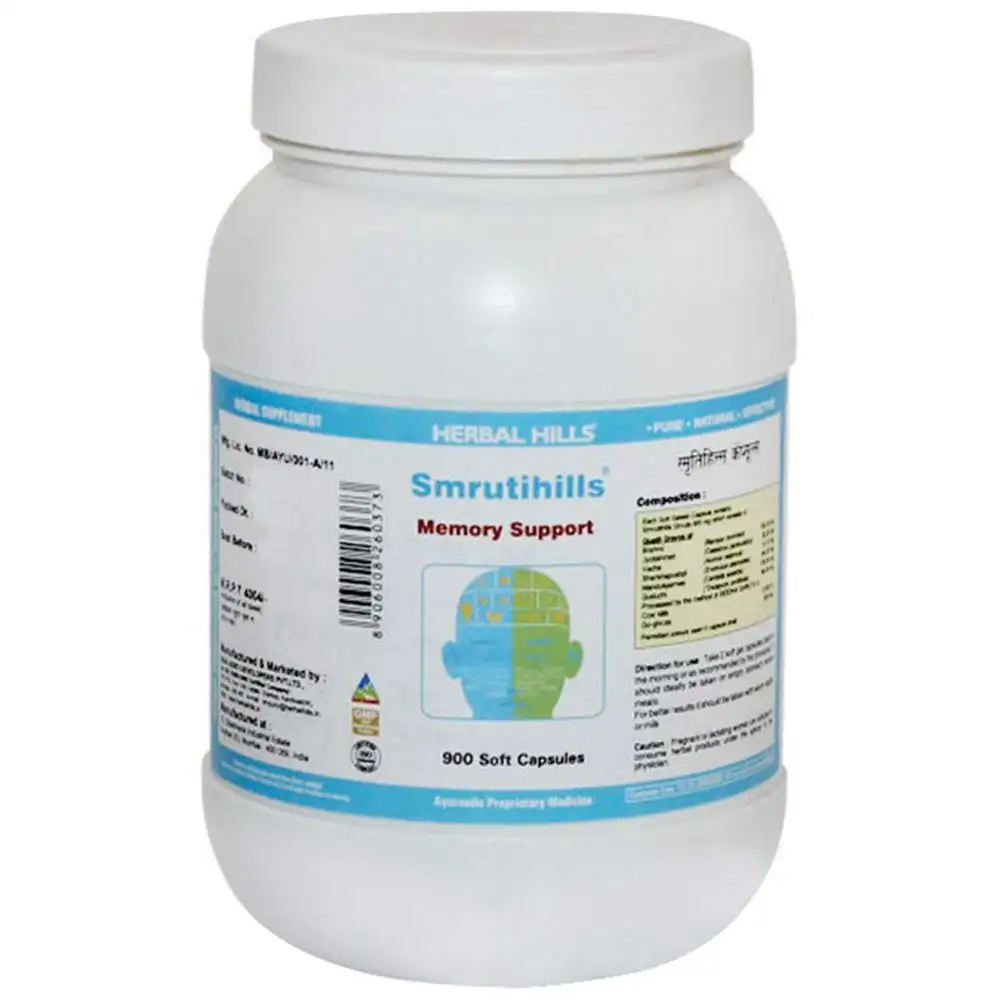 Herbal Hills Smrutihills,  900 capsules