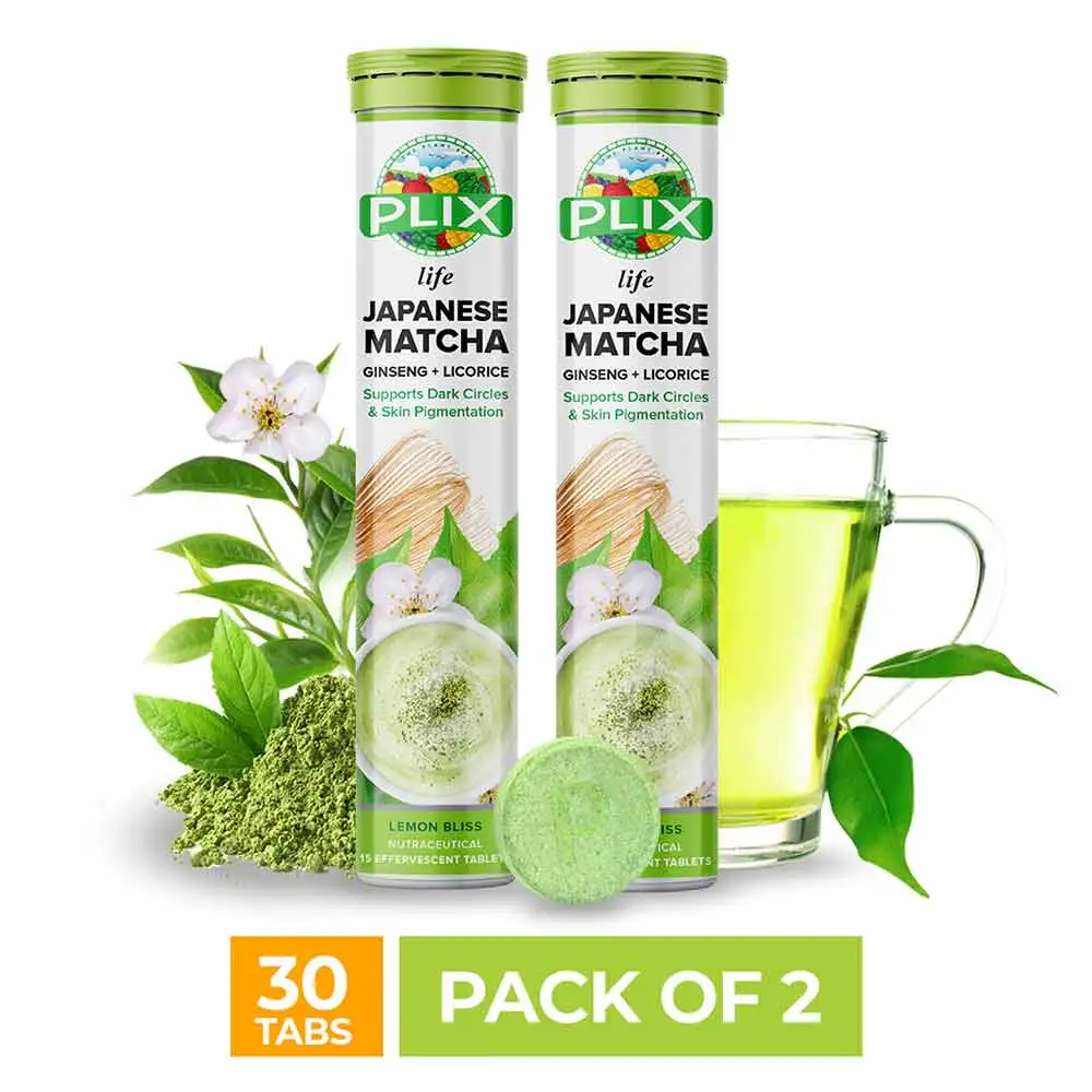 Plix Life Japanese Matcha (Pack of 2),  15 tablet(s)  Lemon Bliss