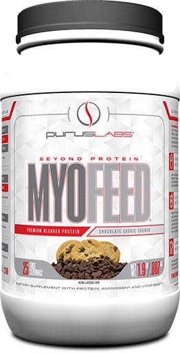 Myofeed Protein By Purus Labs, Mom's Strawberry Milkshake, 1.7LB