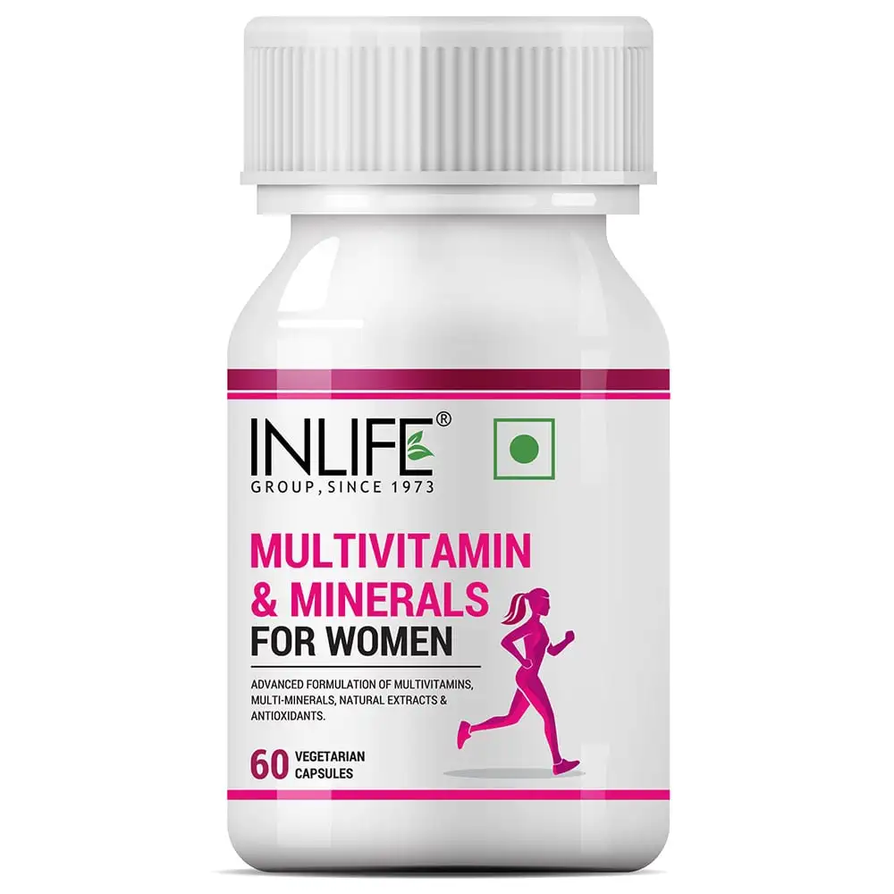 INLIFE Multivitamins & Minerals Women,  60 capsules  Unflavoured