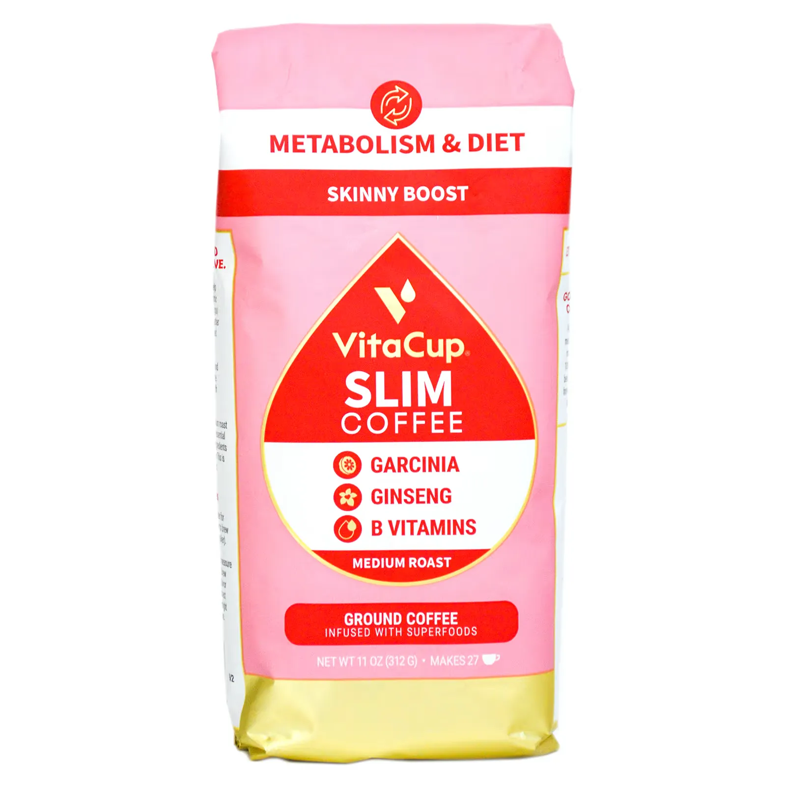 Slim Coffee, Ground, Medium Roast , 11 oz (312 g)