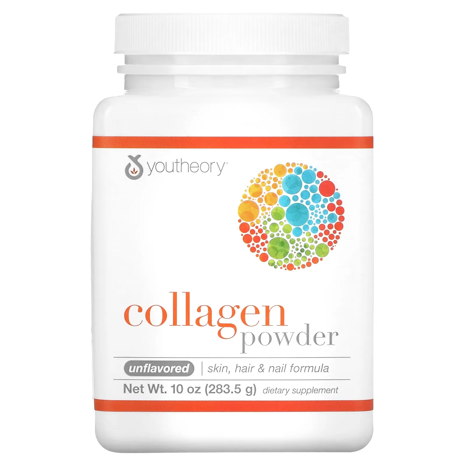 Collagen Powder, Unflavored, 10 oz (283.5 g)