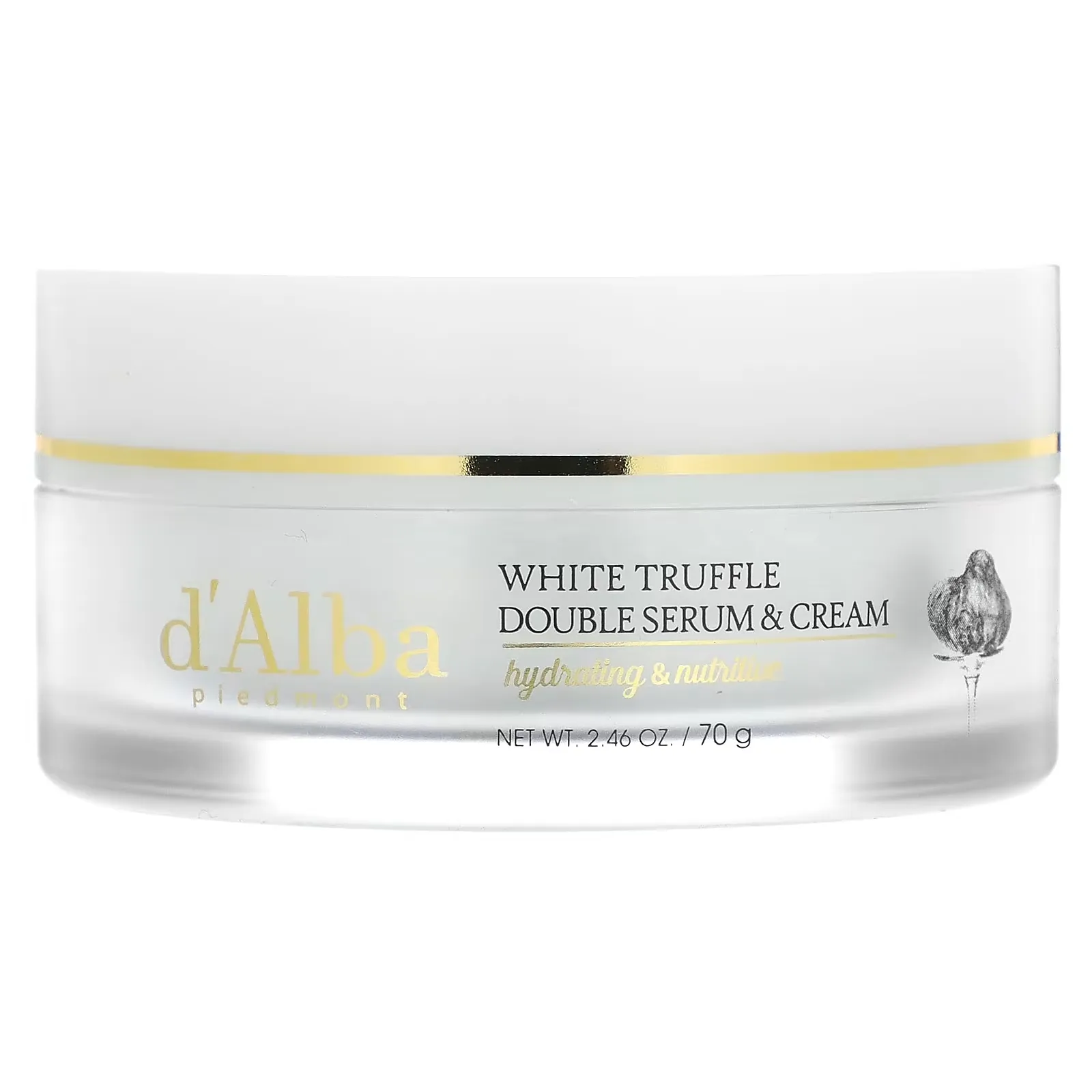 White Truffle Double Serum & Cream, 2.46 oz (70 g)