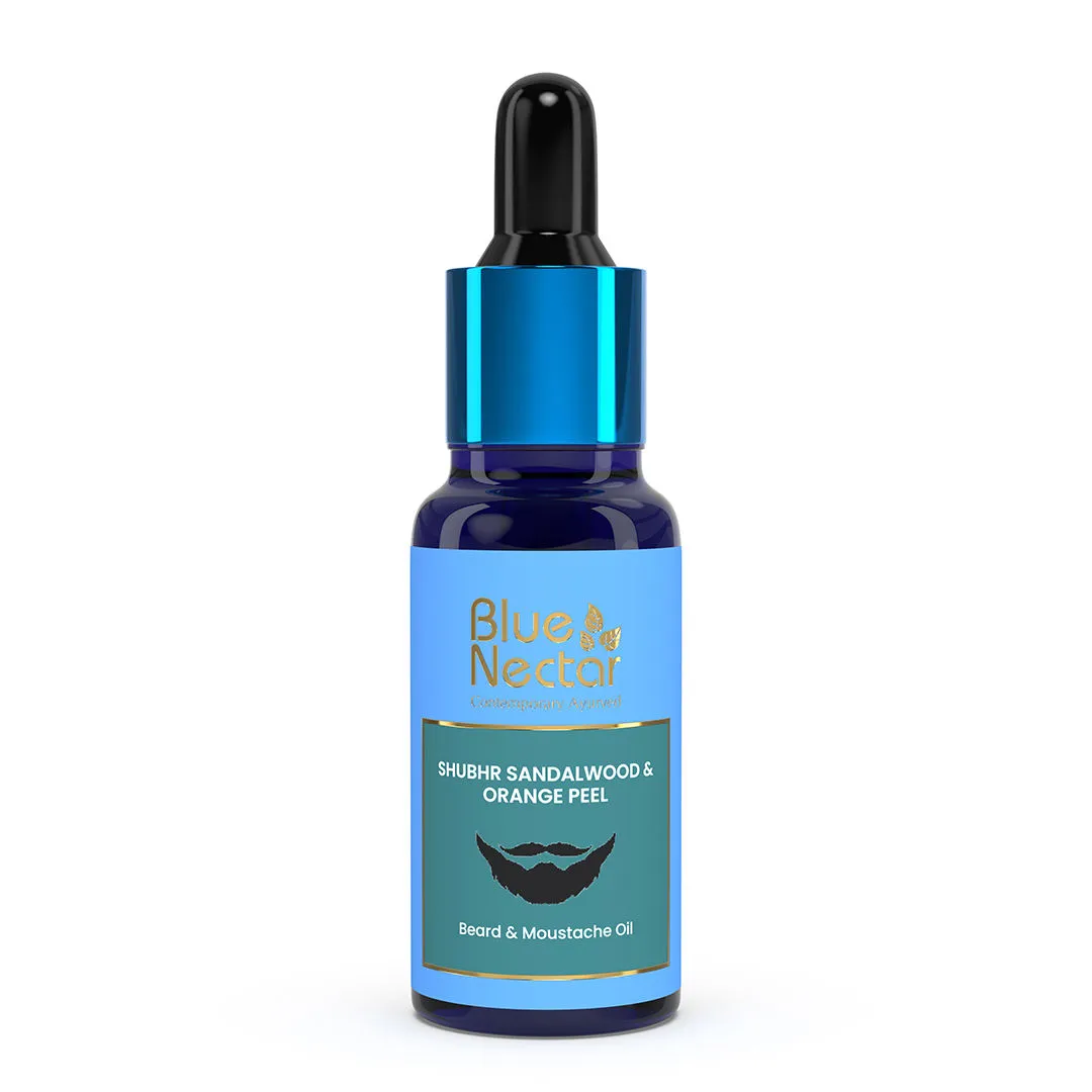 Blue Nectar Beard Oil for Men, Natural Moustache and Beard Growth Oil and Beard Softener