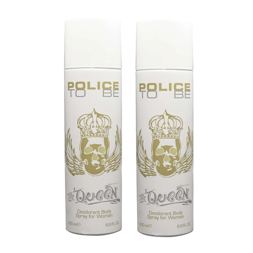 Police To Be Queen Deodorant Spray (Pack Of 2)