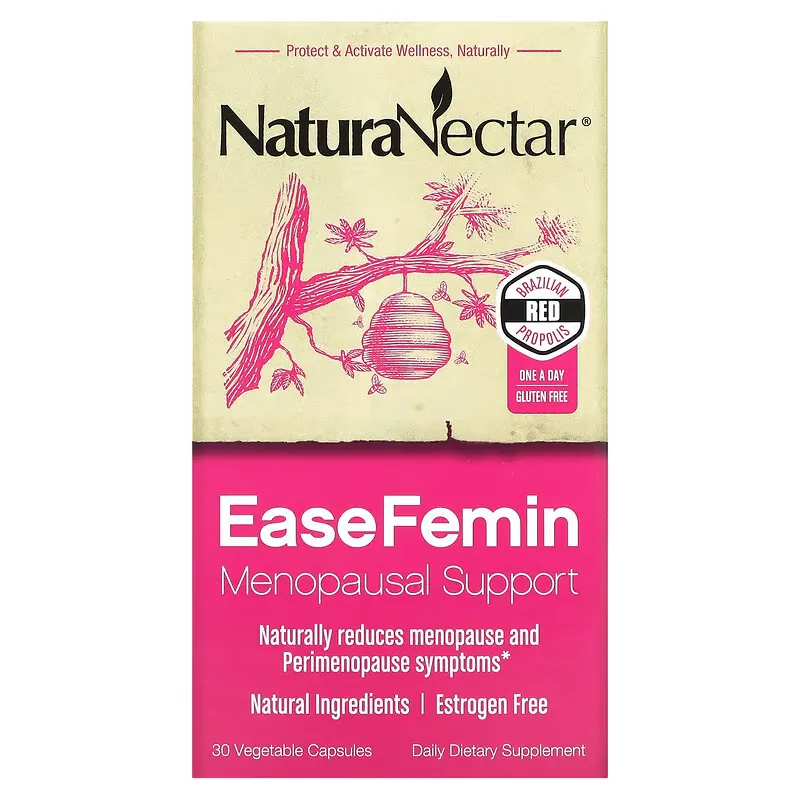 EaseFemin, Menopausal Support, 30 Vegetable Capsules