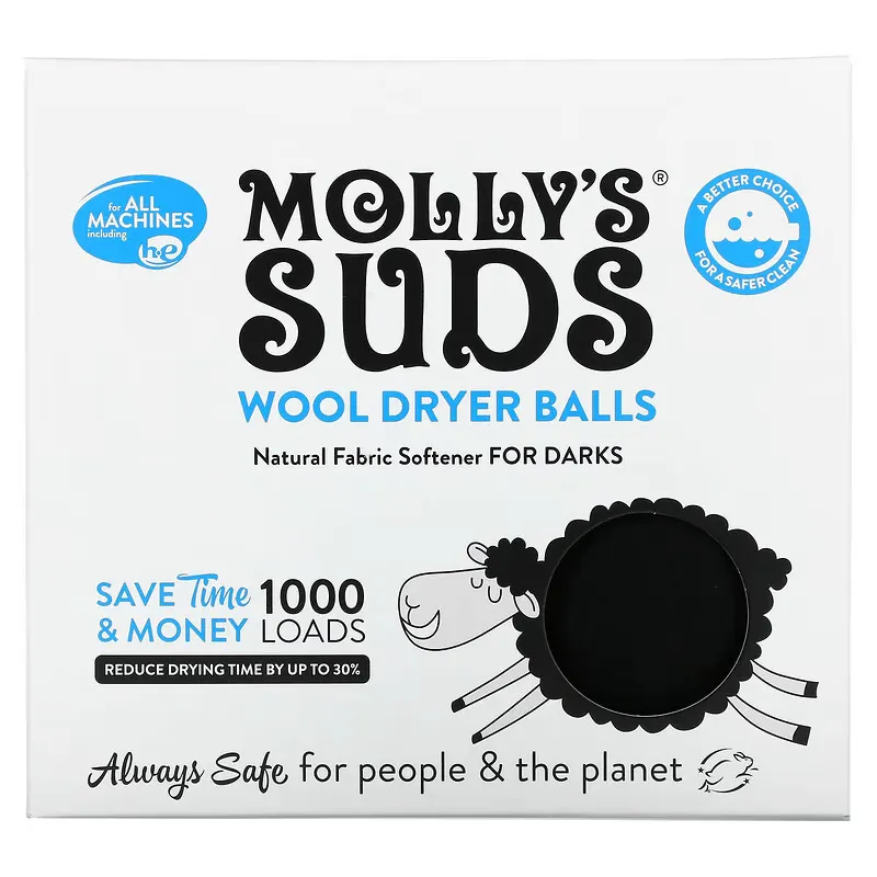 Wool Dryer Balls, For Darks, 3 Balls