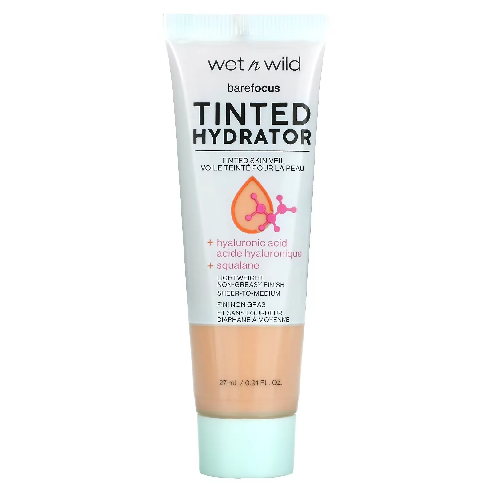 Barefocus, Tinted Hydrator, Light, 0.91 fl oz (27 ml)