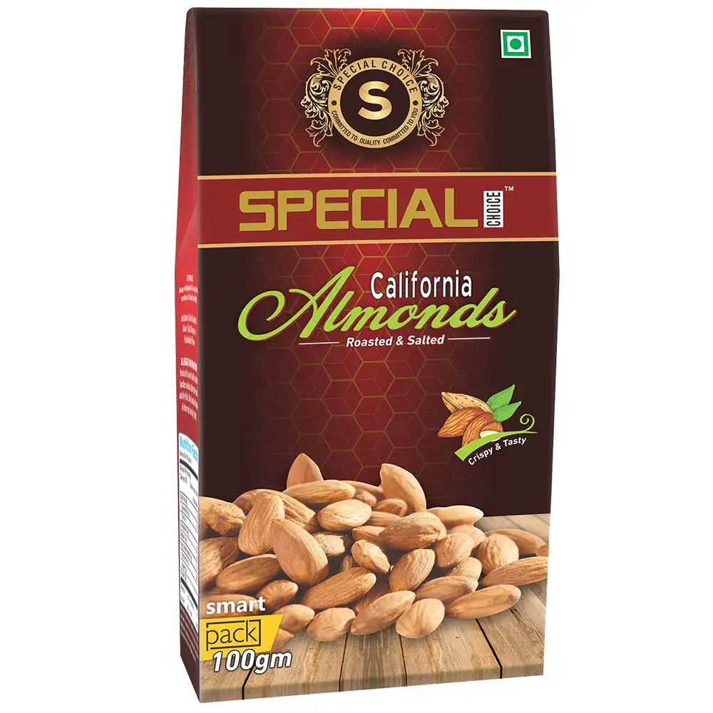 Special Choice California Almonds,  100 g  Roasted & Salted