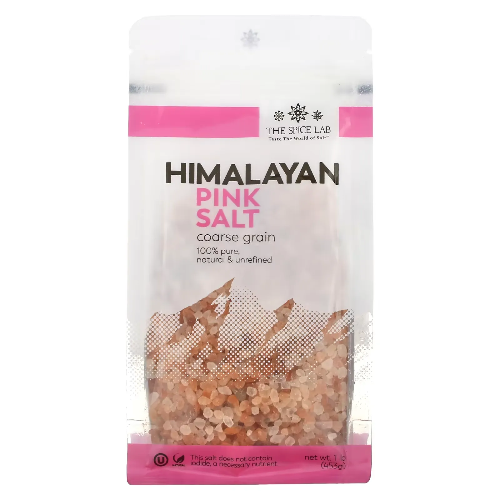 Himalayan Pink Salt, Coarse Grain, 1 lb (453 g)