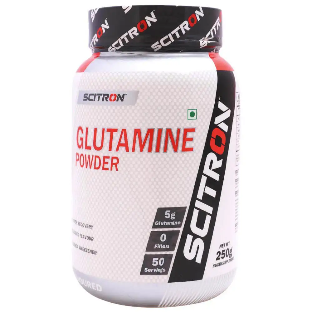 Scitron Glutamine Powder,  0.55 lb  Unflavoured