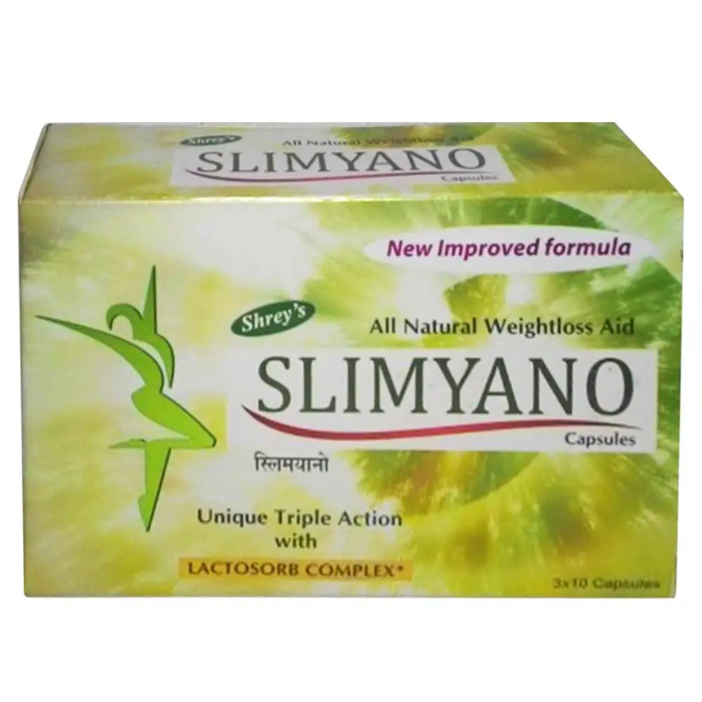 Shrey's Slimyano (Green Tea Extract),  30 capsules  Unflavoured